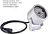 Outdoor Camera IR Illuminator Lights, DC 12V 1A CCTV IR Night Vision Illuminator with 48 LED Waterproof Replacement