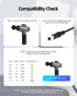 26V Charger Power Cord Fit for Flyby F1Pro Deep Tissue Massage Gun,Toloco EM26 T11 Pro TO-M63 FCA135-252010 Massage Gun AC Adapter Supply