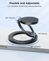 SUPERONE Magnetic Ring Holder for MagSafe Dual-Side Magnetic, Removable Gym Phone Grip with Kickstand for iPhone
