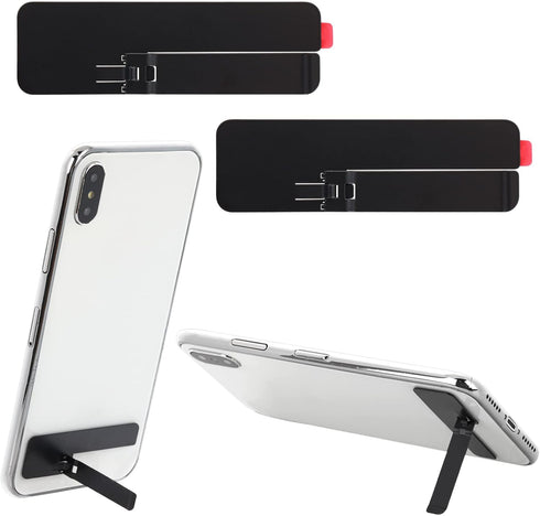 TIESOME 2 Pcs Ultra-Thin Invisible Kickstand, Adjustable Vertical and Horizontal Placement Stand, Metal