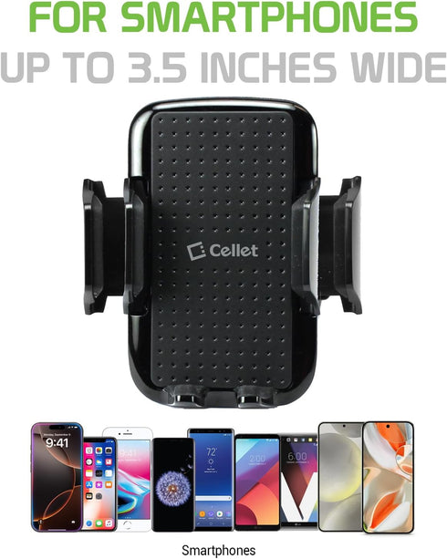 Car Air Vent Phone Holder - Universal Cell Phone Mount for Hands-Free Cradle in Vehicle