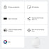 Momax Tracker Smart Tag for Key, Backpack, Wallet, Pets, Works with Apple Find My (iOS Only), Includes DIY Stickers