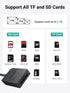 UGREEN USB 3.0 SD Card Reader Dual Slot for TF, SD, Micro SD, SDXC, SDHC, MMC, RS-MMC - Read 2 Cards Simultaneously
