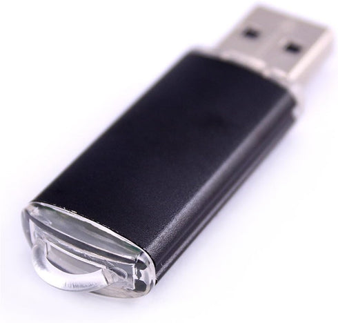 USB Flash Drives 2.0 Metal Key Pack of 5 Colors (512MB, Smaller Than 1GB, Blank)