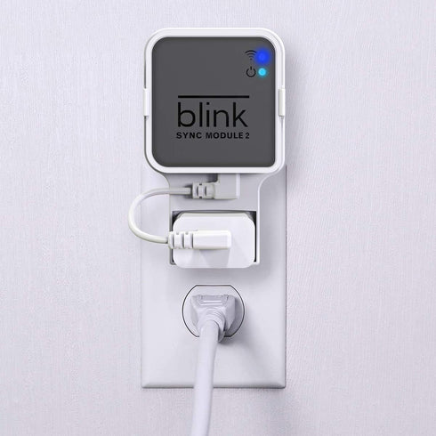 Outlet Wall Mount for Blink Sync Module 2, Bracket Holder for Blink Outdoor Camera, No Messy Wires, Indoor Outdoor