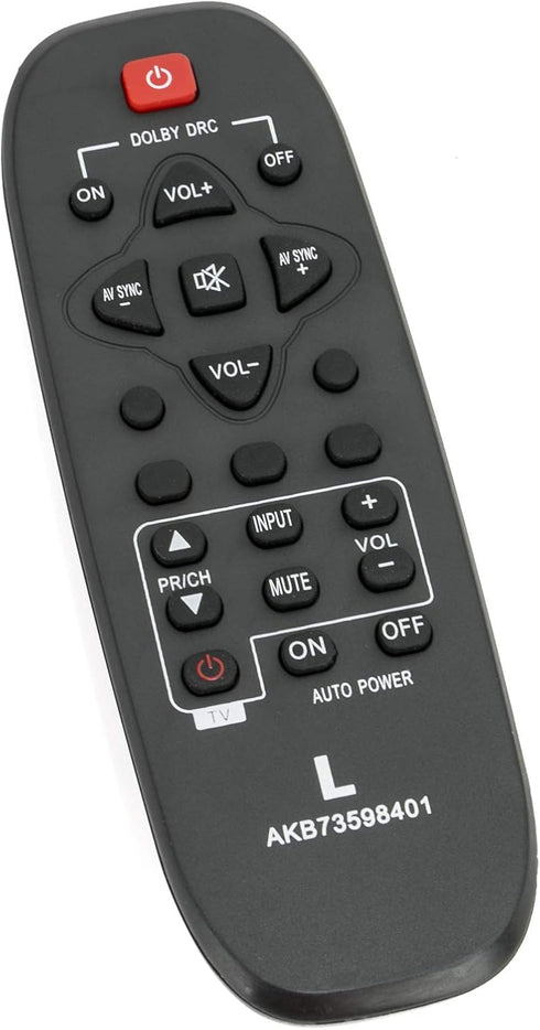 AKB73598401 Replacement Remote for LG Sound Bar NB2020A NB2022A NB2030A, Audio System