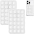 2 Pack Silicone Suction Phone Case Mount, Strong Grip Holder for Selfies and Videos, Non-Slip Sticky Grip