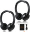 Infrared Headphones for Car DVD - Universal 2 Channel IR Headphones, On-Ear Wireless (2 Pack)