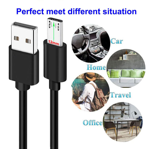 2Pcs 3FT Long Tip Micro USB Cable for Blackview BV4000 BV4900 BV5500 Pro/Plus BV5800 BV6000 Rugged Phones