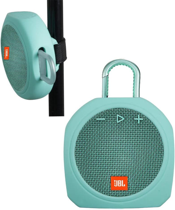 Hermitshell Silicone Carrying Case Replacement for JBL Clip 3 Portable Waterproof Wireless Bluetooth Speaker (Teal)