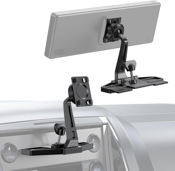 iGoevo Extended Arm CD Slot CarPlay Screen Mount Higher Viewing Position for Better