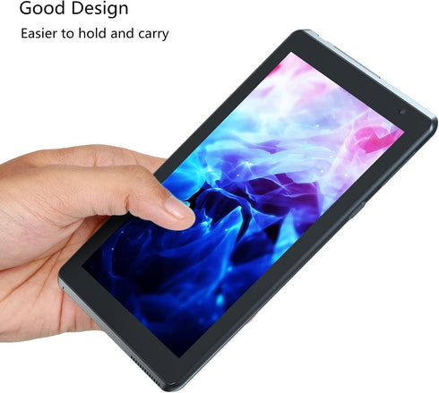 YQSAVIOR 7 Inch Android 12 Tablet - 4GB RAM, 32GB ROM, Quad-Core Processor, IPS Screen, Dual Camera, WiFi, Bluetooth