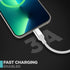3-Pack Flexible Soft Silicone USB Type-C Cables (10Ft, 6Ft, 3Ft) Fast Charging Type-C Charger Cords for iPhone 15, 15 Pro Max/Samsung Galaxy Models/Nintendo Switch (USBC 60W/3A)
