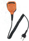 Waterproof Walkie Talkie Shoulder Mic 2 Pin Lapel Microphone Speaker for Midland GXT X-Tra Talker GMRS GTX 1000 (Orange)