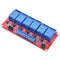 Relay Module with Optocoupler - High/Low Level Trigger for Arduino (5V Relay, 6 Channel)