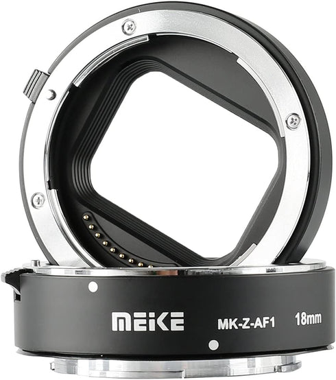 MEKE MK-Z-AF1 Full Frame Macro Metal AF Auto Focus Extension Tube Adapter Kit for Nikon Z Series Cameras