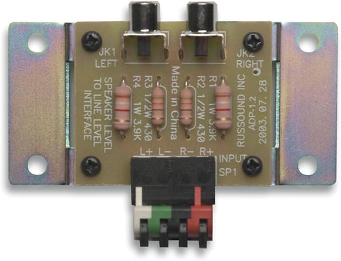 Russound CAS44/CAA66/CAM6.6 Speaker Adapter, Male to Female