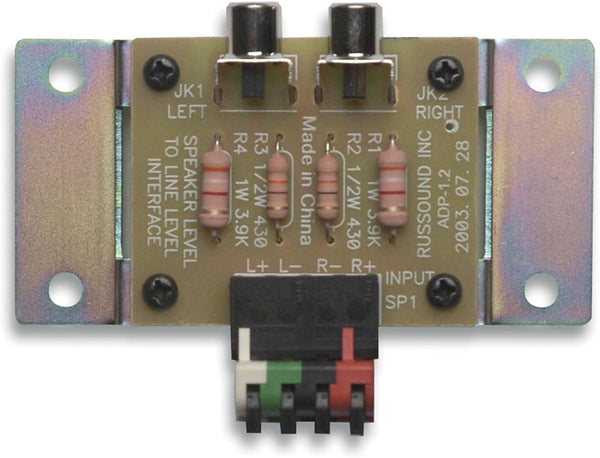 Russound CAS44/CAA66/CAM6.6 Speaker Adapter, Male to Female