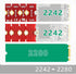 JEYI M2 M2PLUS NGFF NVME m.2 Extended Transfer 2230, 2242, 2260, 2280 M2 Change Long Size NVME SSD