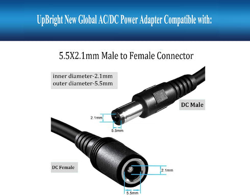 UpBright 18V AC/DC Adapter Compatible with Hunter Douglas PowerView PowerRise Motorized Shades Blinds 2002000036 AMIGO AMS165-1802000FU 7806000000 2989048000 2989038000 ADS0366-W180200 Battery Charger