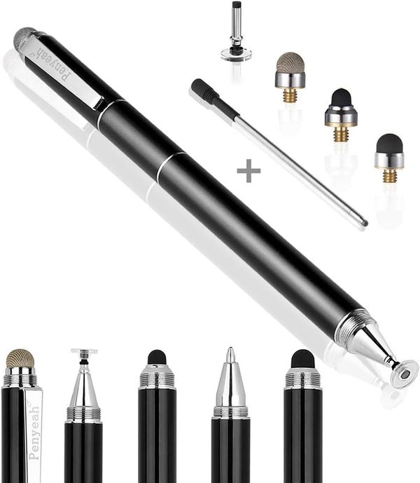 Penyeah Stylus Pen, 4 in 1 Disc Stylus for Touch Screens, High Precision Universal Capacitive Stylus