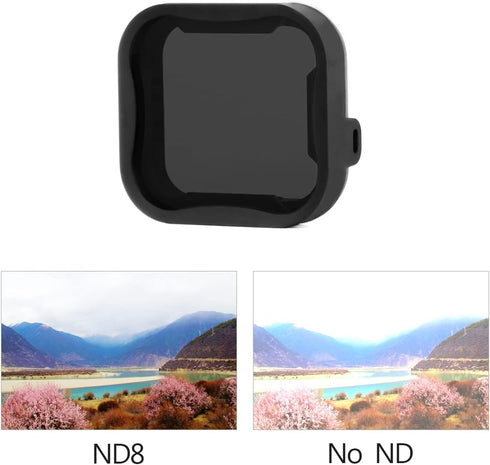 SOONSUN 3-Pack Lens Filter Red/Magenta/ND8 for GoPro Hero 5/6/7 Black, Snorkel Diving Filter and Neutral Density Lens