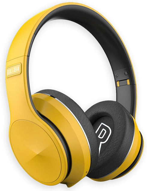 Wireless Bluetooth Headphones, Foldable Over Ear with Microphone, Noise Cancelling for Cellphone, PC, Home Office Travel