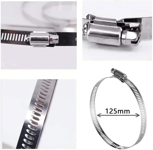 WiTi Universal Vertical Pole Mount for Security Camera, Stainless Steel Mounting Corner Bracket with 3 Loops, Suitable