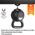 Gym Magnetic Phone Holder Mount for MagSafe, Dual Magnetic Phone Holder for iPhone 15, 14, 13, 12