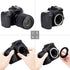 58mm Macro Lens Reverse Ring Adapter for Canon EOS Rebel T6 T7 T5 SL3 SL2 with EF-S 18-55mm Kit Lens