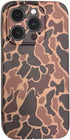 Camo Phone Case for iPhone 15 Pro, Duck Camo, Rugged Outdoors Design, Classic Vintage Style