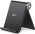 UGREEN Portable Cell Phone Stand for Desk, Adjustable Angle Holder, Compatible with iPhone 15 Pro Max, Mini, Black