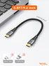 CableCreation Short USB C to USB C Cable 60W, USB C Charger Cable 0.8FT, Double-Braided Exterior Compatible with iPhone 15, Galaxy S23 Ultra S22 S21 S20 Note 20, MacBook, iPad Mini 6, iPad Pro