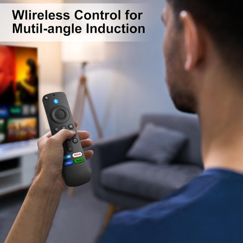 Voice Remote Control Replacement for Fire TV Stick, Cube, and Insignia-Toshiba-Pioneer Smart TVs