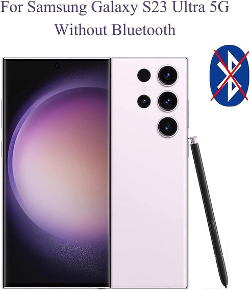 2 Pack Galaxy S23 Ultra Pen Replacement without Bluetooth for Samsung Galaxy S23 Ultra 5G (Lavender)