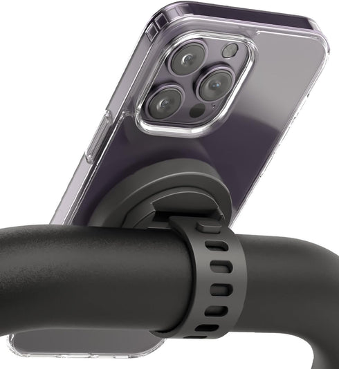 ENCASED Grip-X Magnetic Bar Mount, Phone Holder for Gym, Home Fitness Bikes, Compatible with MagSafe (iPhone 15, 14, 13
