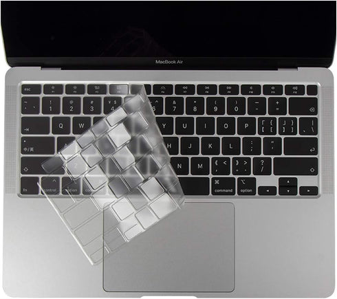 Ultra Thin Clear Keyboard Cover Protector, Soft TPU Skin for MacBook Air 13 inch Model A2237 A2179