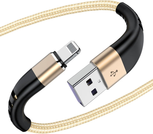 Essri 6FT iPhone Charger Cord 2Pack, MFI Certified Nylon Braided USB to Lightning Cable for iPhone 14/13/12/11/X/XS/XR