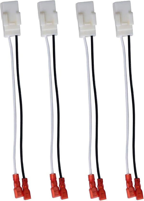 72-6514 Speaker Harness Adapter for Jeep Wrangler Chrysler Town & Country 4 Pack Front Rear Door Wiring