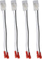 72-6514 Speaker Harness Adapter for Jeep Wrangler Chrysler Town & Country 4 Pack Front Rear Door Wiring
