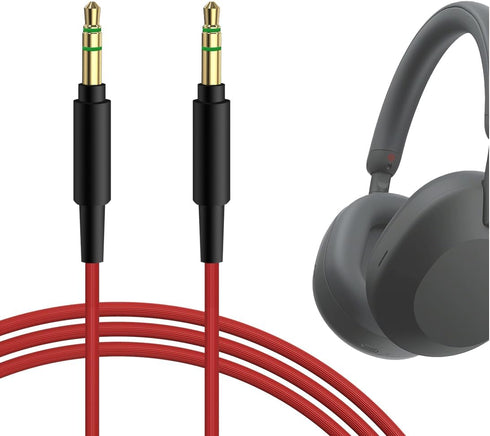 Geekria Audio Cable for Sony ULT WEAR, WH-1000XM6/1000XM5/1000XM4, WH-XB920N INZONE H5 Headphones, 3.5mm Replacement