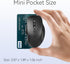 Uiosmuph BT5.1/5.0 2.4Ghz Mini Wireless Bluetooth Mouse for Travel, Silent Rechargeable Computer Mouse for Laptop