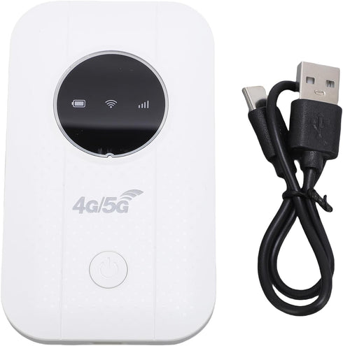 4G 300Mbps CAT4 10 3650mAh fosa Portable WiFi Hotspot, Mobile Hotspot Travel Router LTE SIM Card Router for Travel