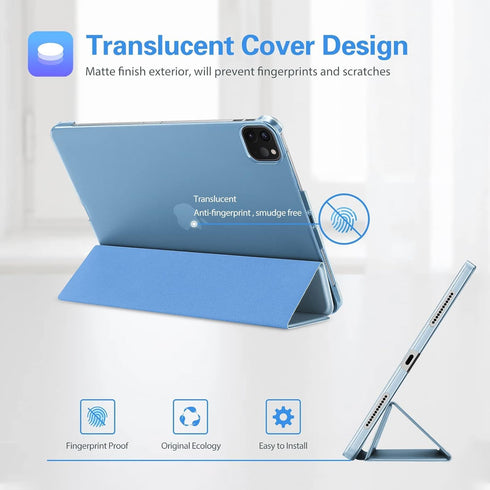 ProCase Slim Stand Hard Back Shell Cover for iPad Pro 11 Inch (2022/2021/2020/2018), Smart Cover for 4th Gen 2022 / 3rd