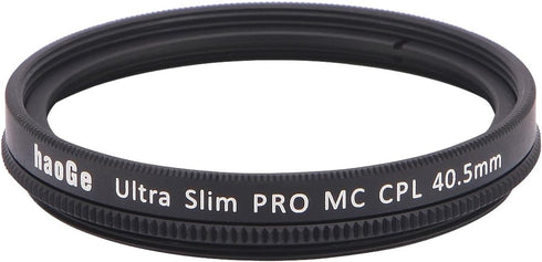 Haoge 40.5mm MC CPL Multicoated Circular Polarizer Filter for Sony Alpha a6500 a6300 a6000 a5000 NEX 5 6