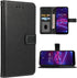 Compatible Coolpad Legacy Brisa Wallet Case, Leather Flip Cover with Wrist Strap, Card Holder for CP3706AS