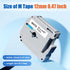 PTM95 Label Tape Replacement for Brother M Tape 12mm 0.47 P Touch M-K231 M-K131 MK431 MK531 MK631 MK731 Compatible with