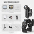 NEEWER Super Clamp with Dual Ballhead Magic Arm, Cold Shoe, 1/4" Threads, Phone/Action Camera Mount Adapter for Tripod,