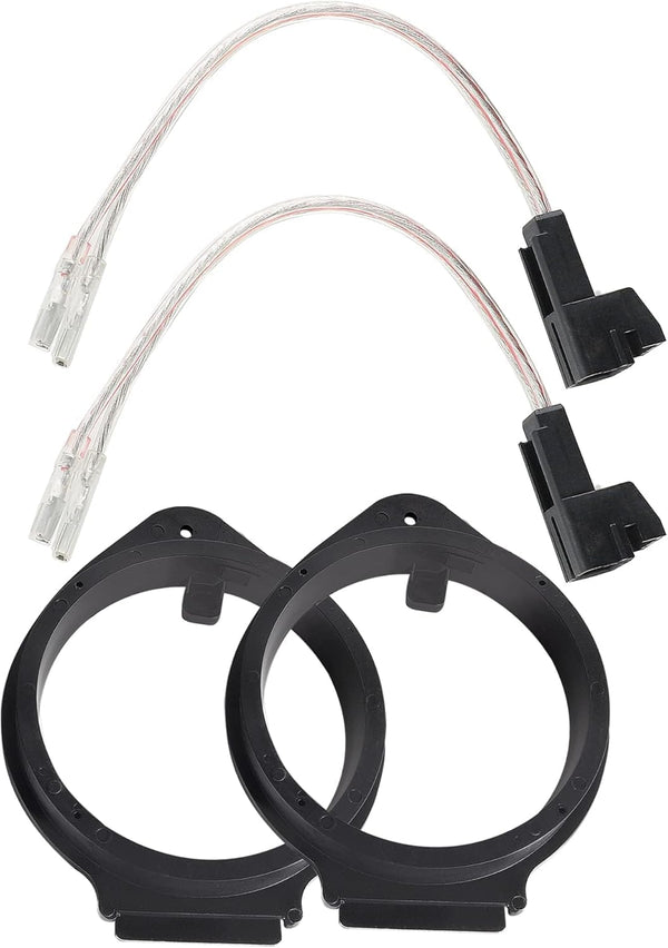 6.5 inch Speaker Adapter Bracket with Speaker Wire Harness for GM GMC Chevy Buick Cadillac 1993-2007