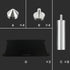 KGUSS Mini Audio Component Rack, Black Acrylic 2-Layer Rack for HiFi Audio Equipment